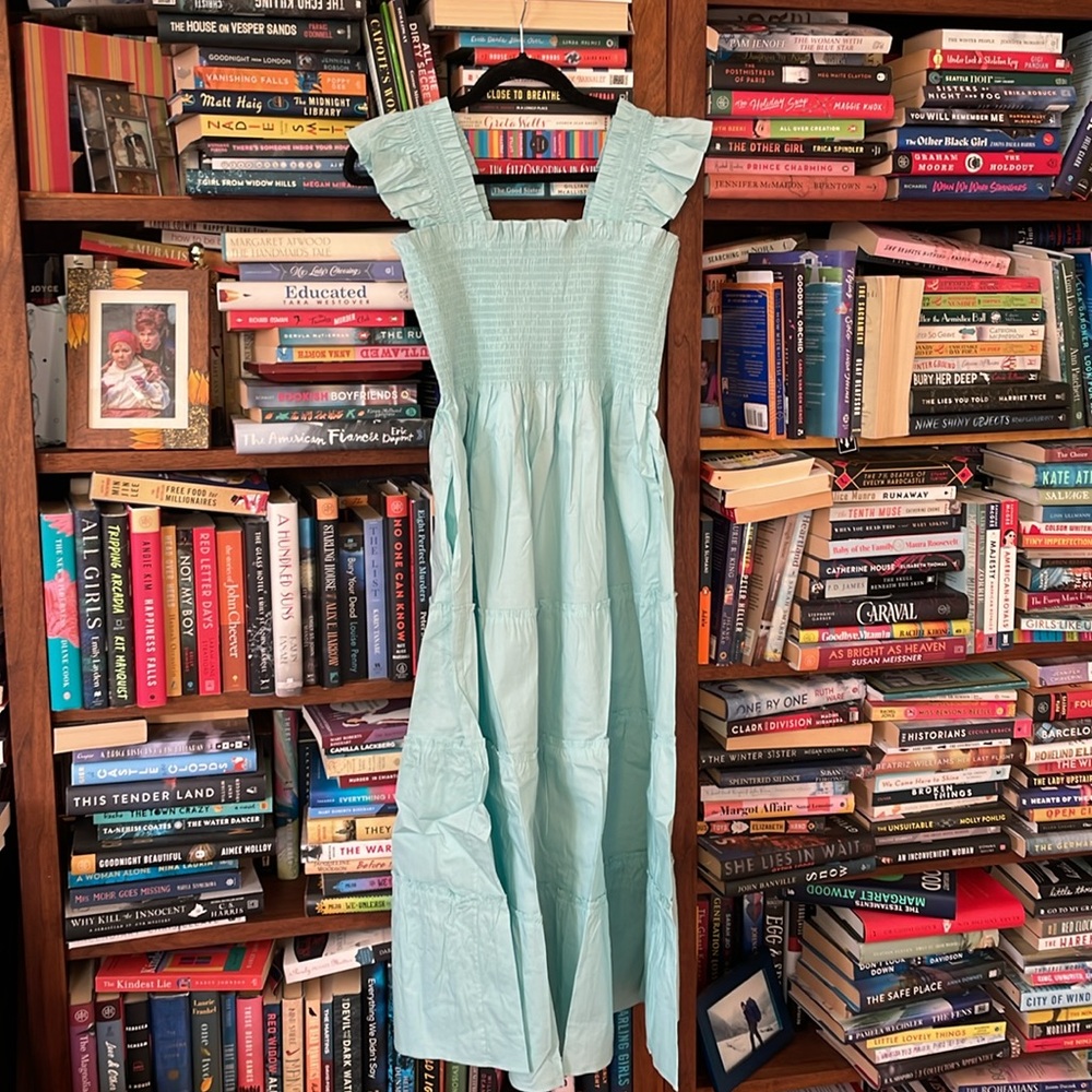 NWT Hill House Ellie Nap Dress in Bay Blue - Picture 5 of 8